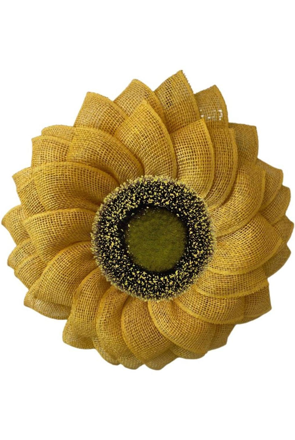 4.25" Sunflower Flower Center: Yellow/Black