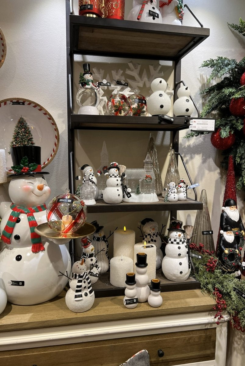 Shop For 4.25in Glittered Resin Vintage Snowmen Ornaments (Set of 2)