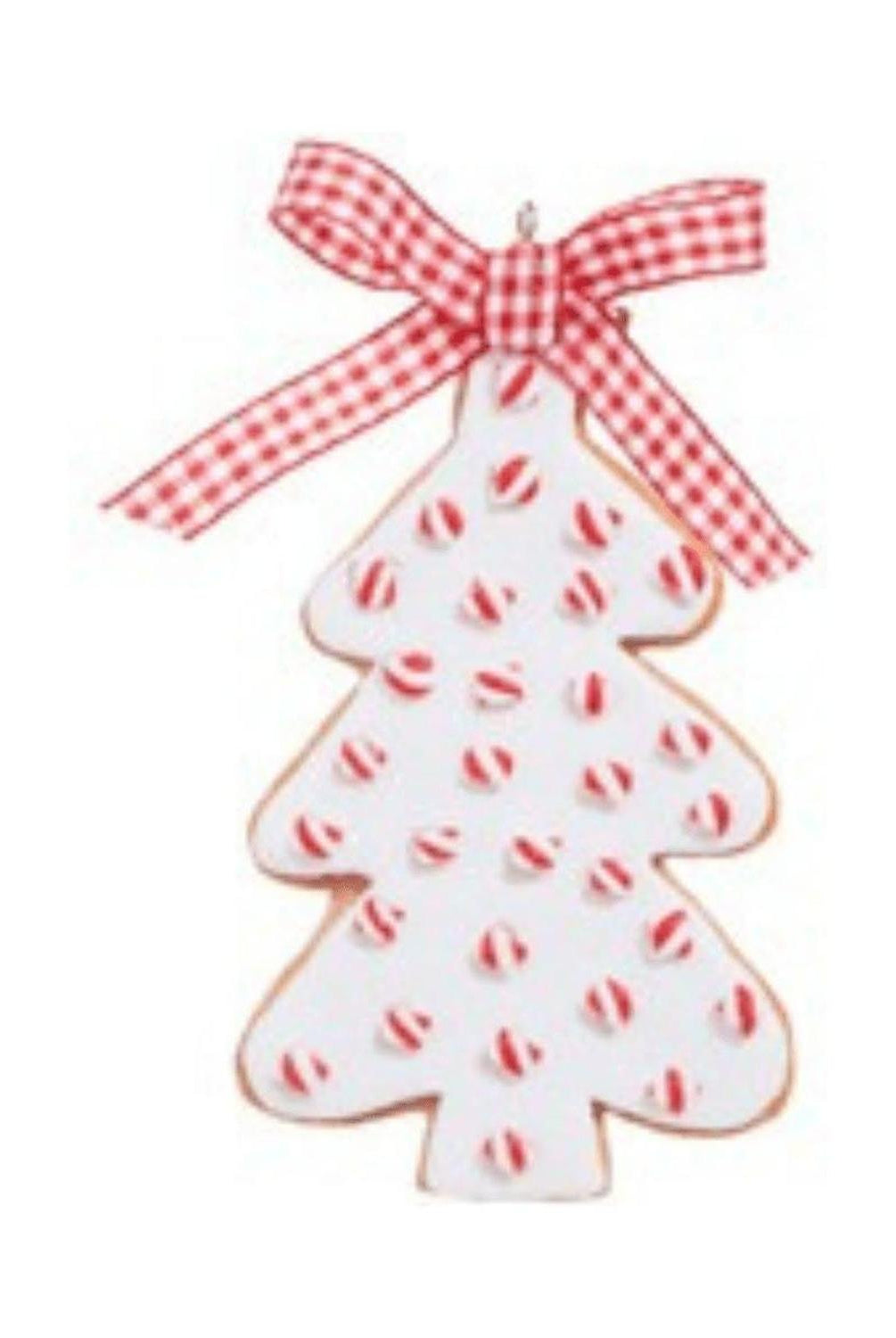 4.5" Peppermint Sprinkles Cookie Ornament