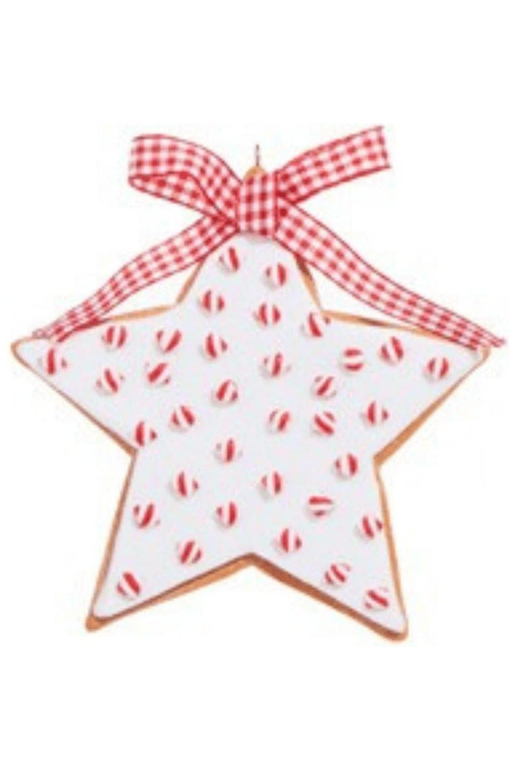 4.5" Peppermint Sprinkles Cookie Ornament