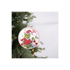 Shop For 4.5" Pink Green Monster Glass Disc Ornament