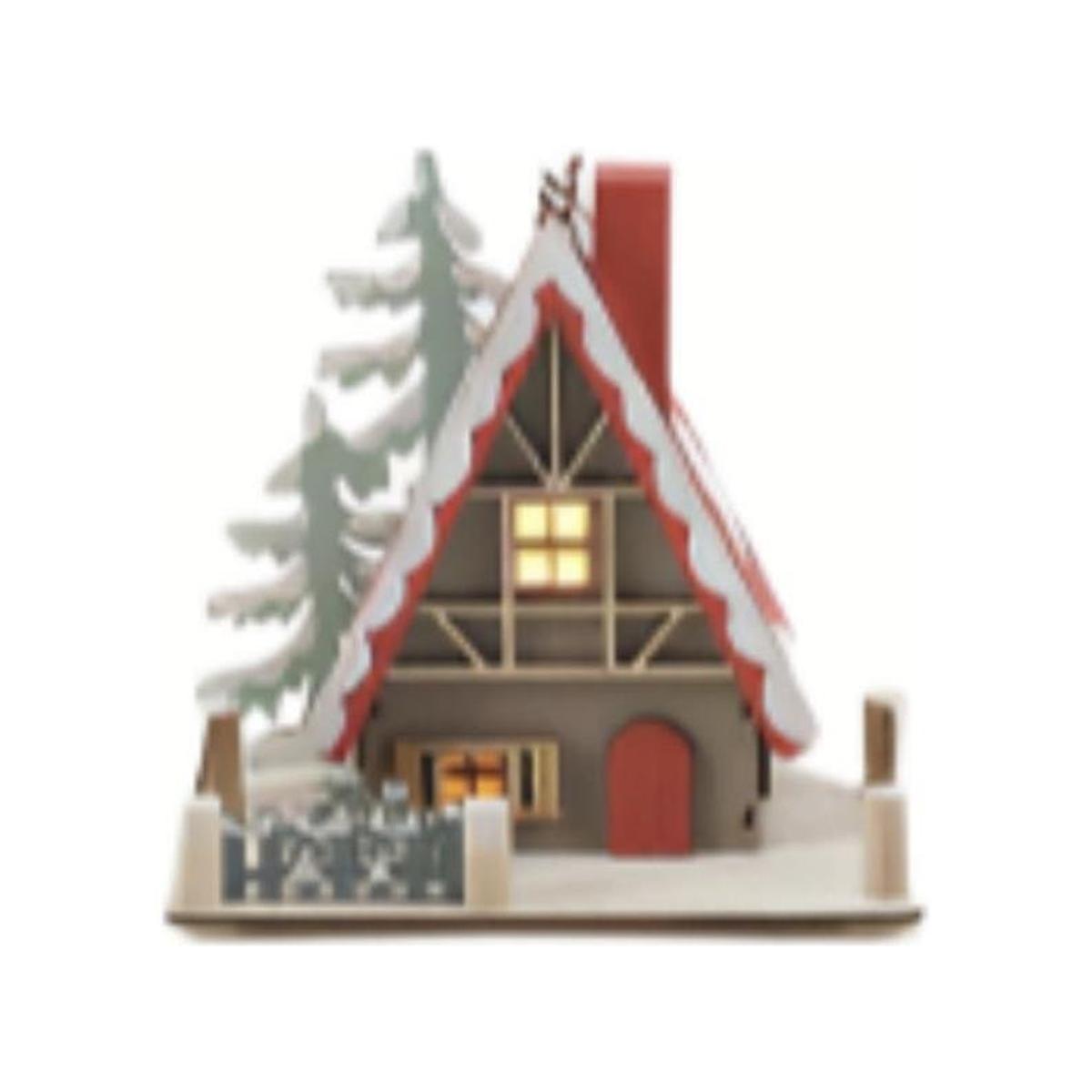Shop For 4.5" Ski Lodge Lighted Display