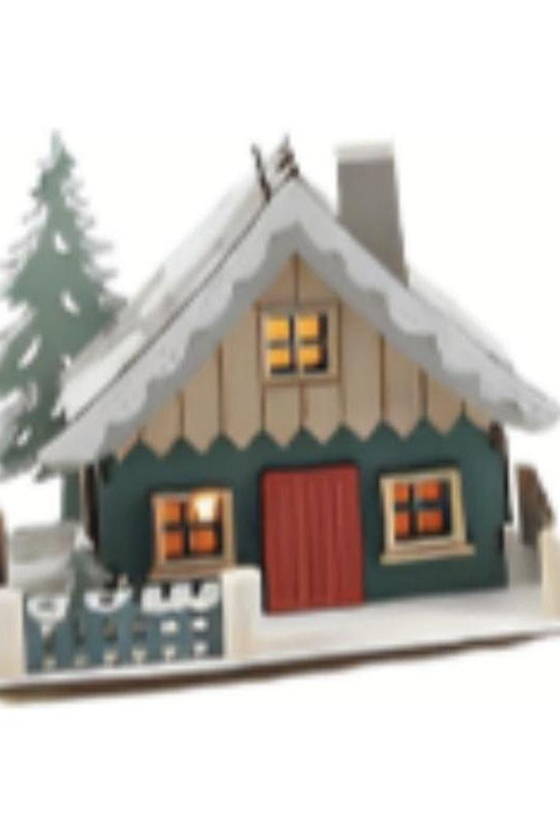 Shop For 4.5" Ski Lodge Lighted Display
