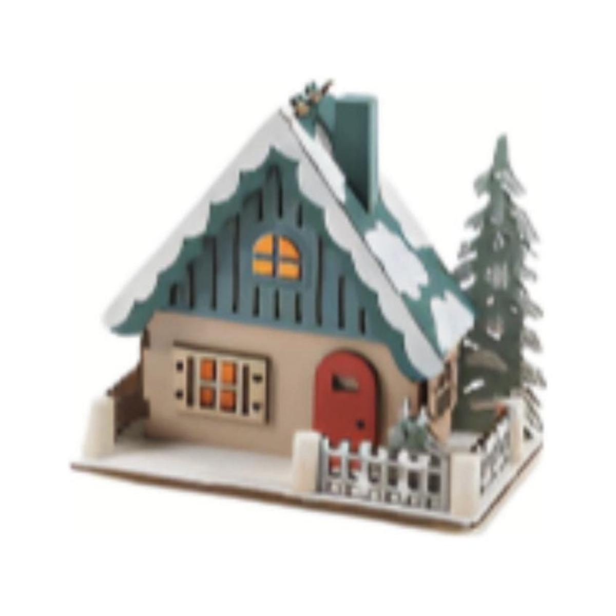 Shop For 4.5" Ski Lodge Lighted Display