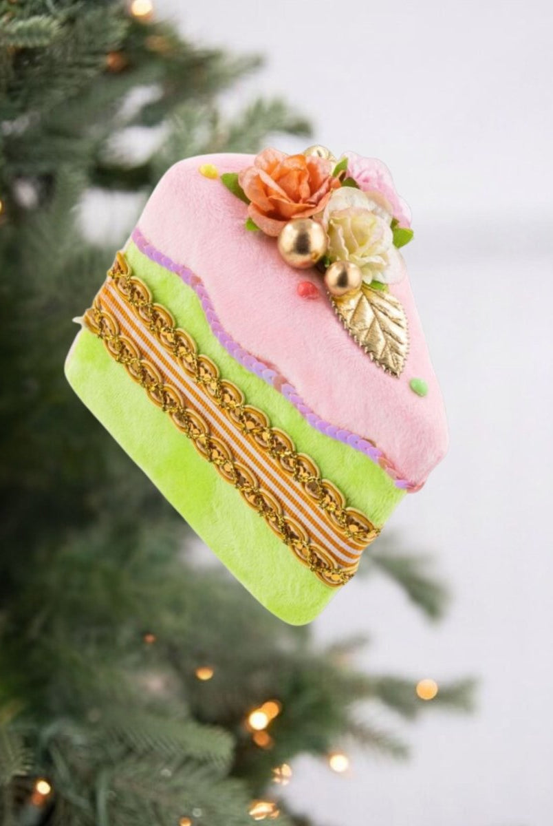 Shop For 4.5in Green Cake Slice Ornament