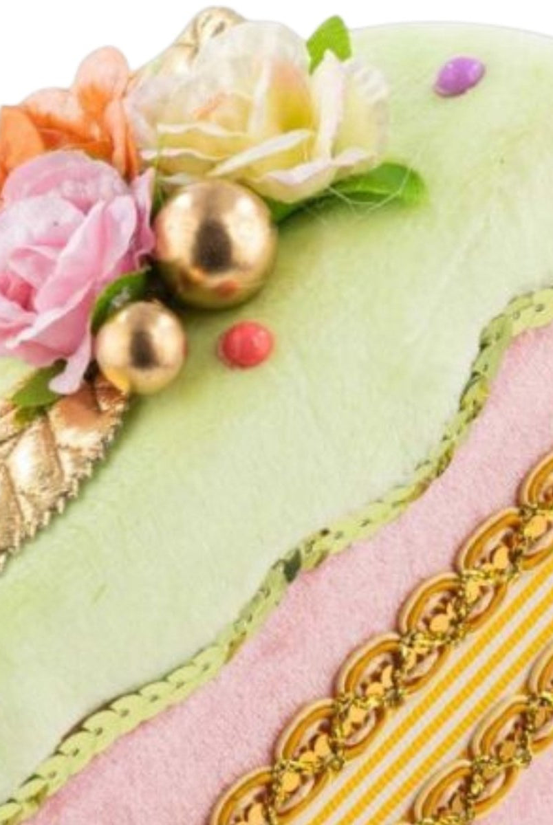 Shop For 4.5in Pink Cake Slice Ornament