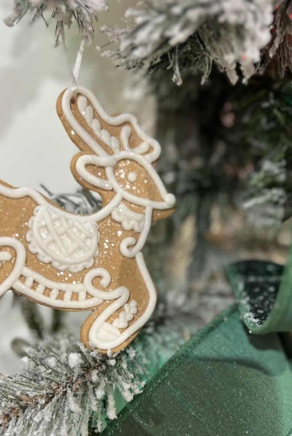 4.75" Box of Gingerbread Cookie Christmas Ornaments