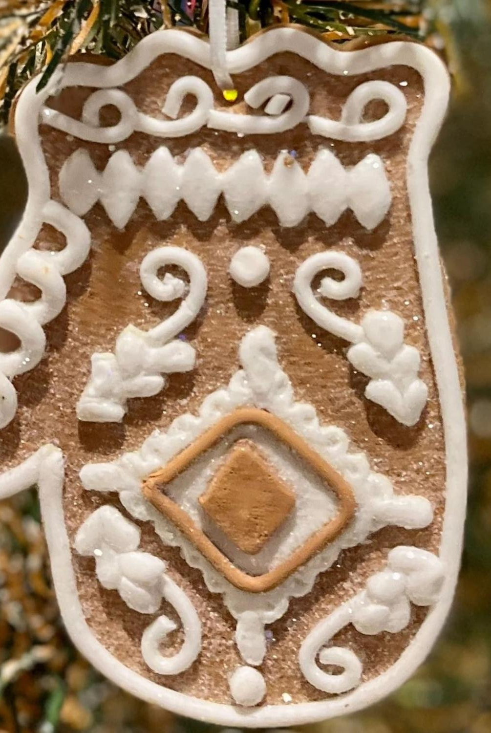 4.75" Box of Gingerbread Cookie Christmas Ornaments