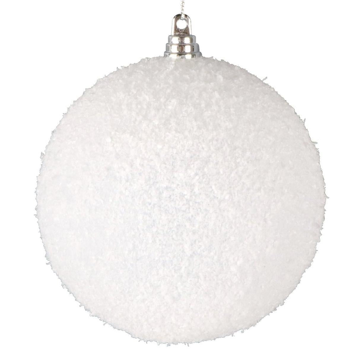 Shop For 4.75" White Snow Ornament