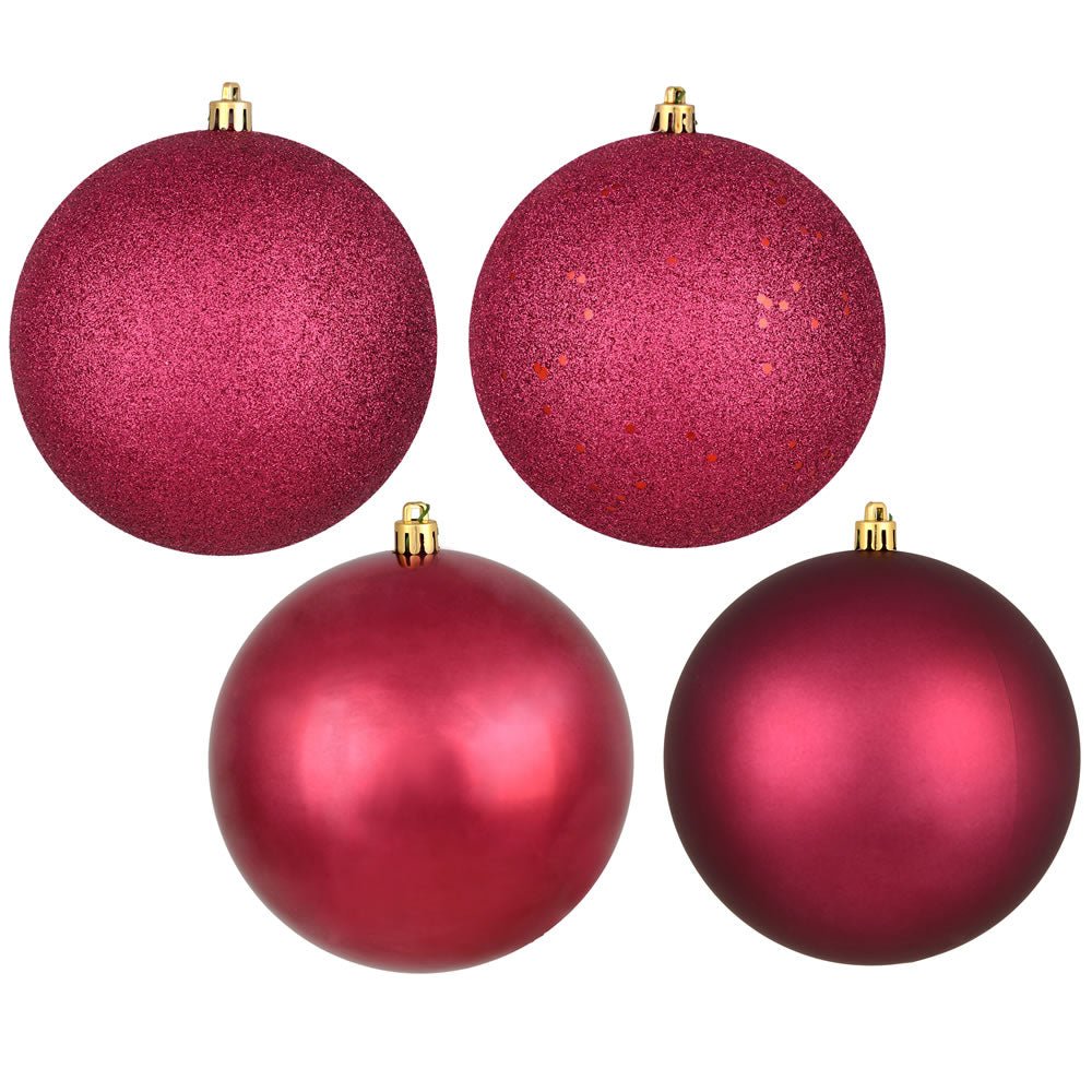 Shop For 4.75in Berry Red Christmas Ornament Assortment (Set of 4)