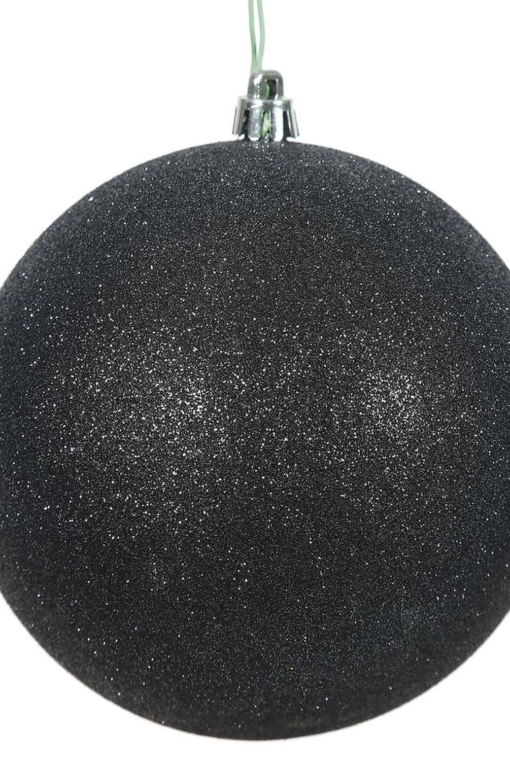 4.75in Black Christmas Ornament Assortment (Set of 4)