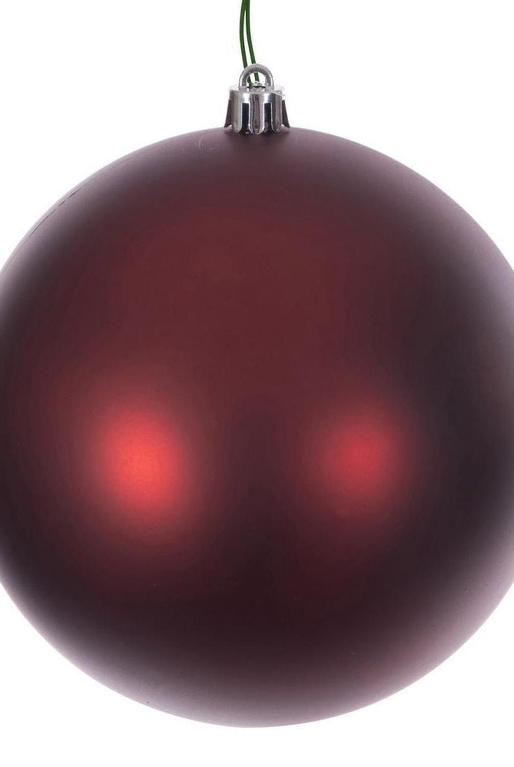 4.75in Crimson Red Matte Ball Ornament (4 Pack)