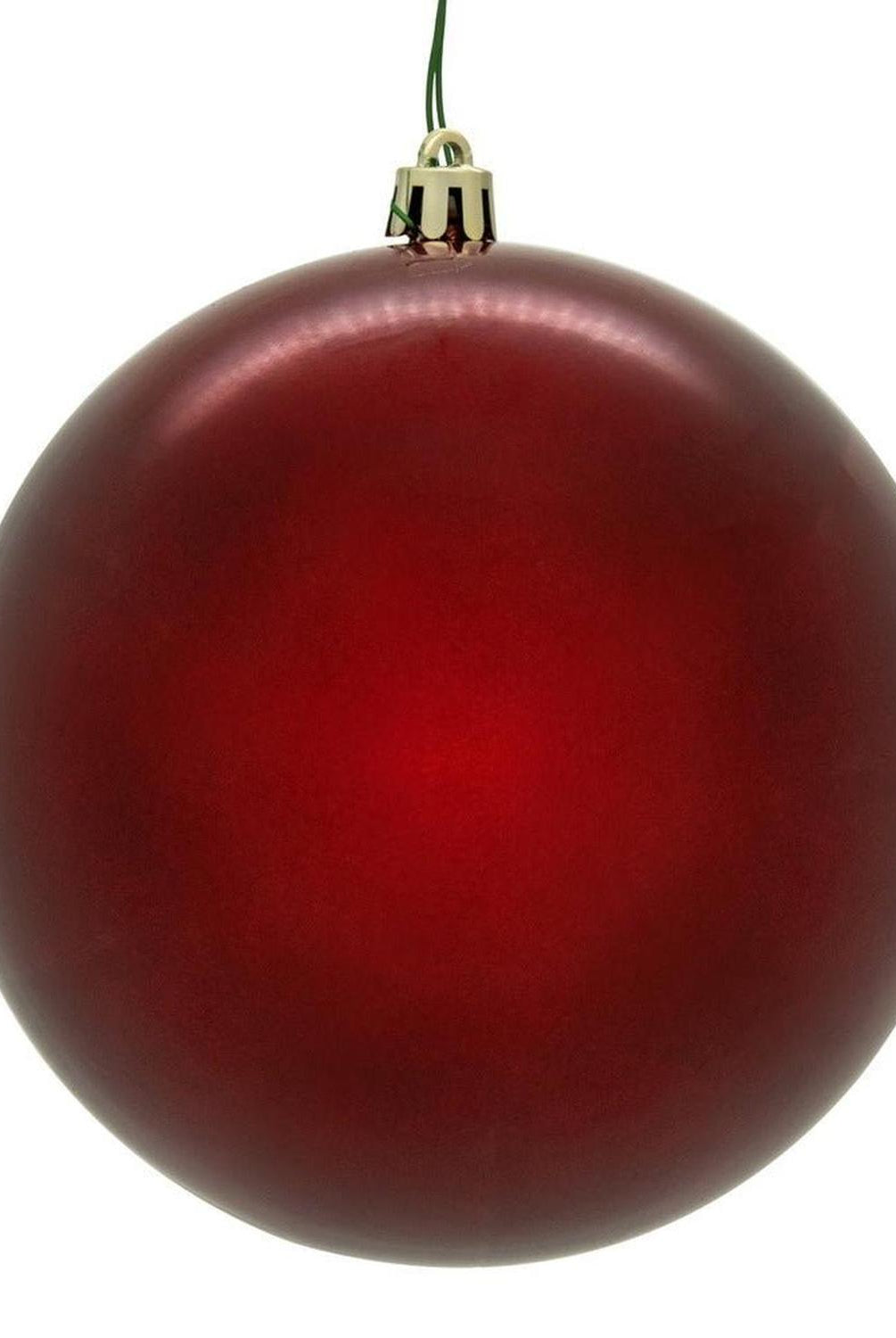 4.75in Crimson Red Pearl Ball Ornament (4 Pack)