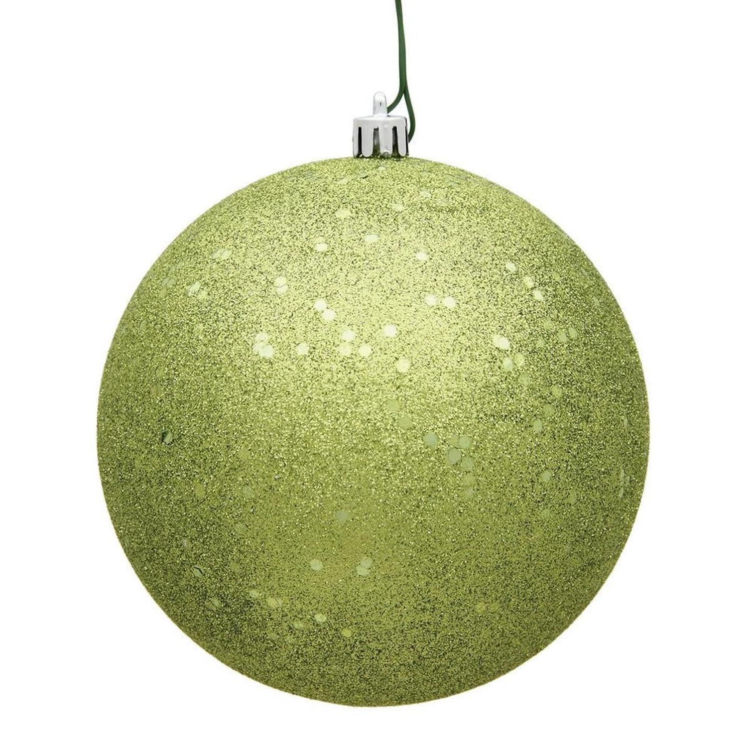 Shop For 4.75in Lime Green Christmas Ornament Assortment (Set of 4)