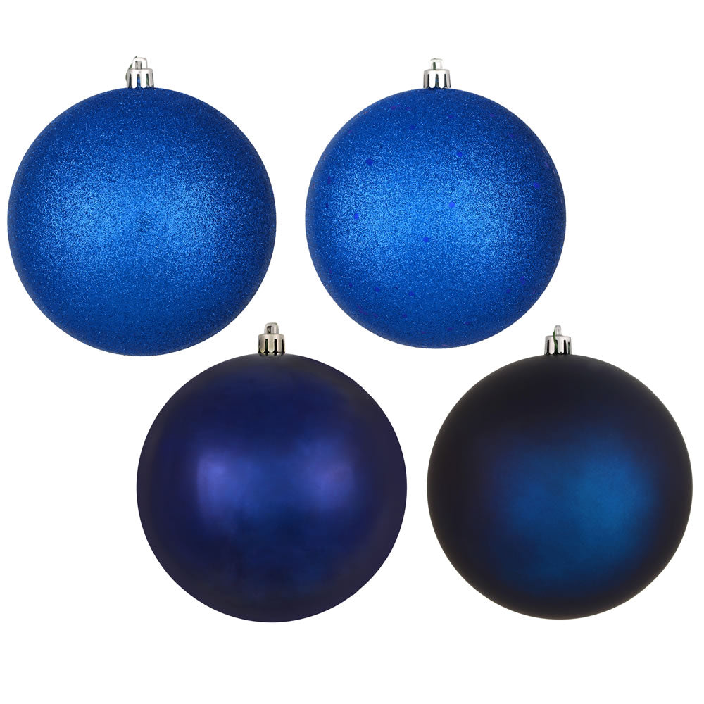 Shop For 4.75in Midnight Blue Finish Christmas Ornament Assortment (Set of 4)