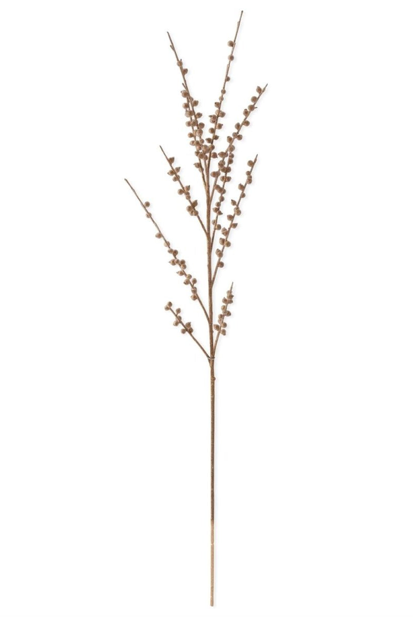 Shop For 47in Gold Beaded Berry Stem