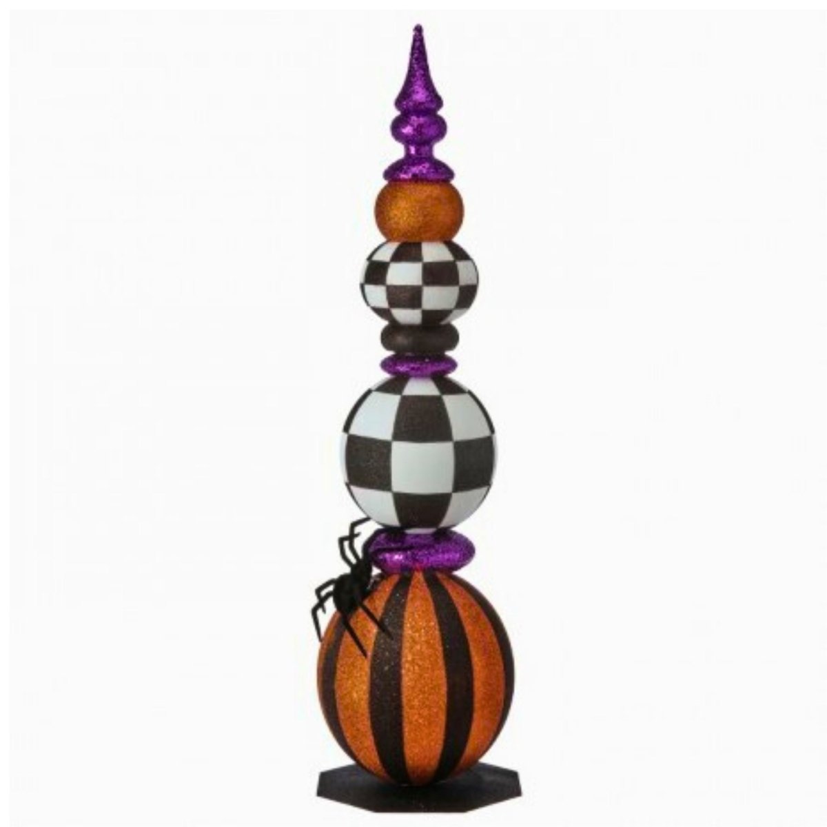 Shop For 48" Glitter Halloween Ball Topiary