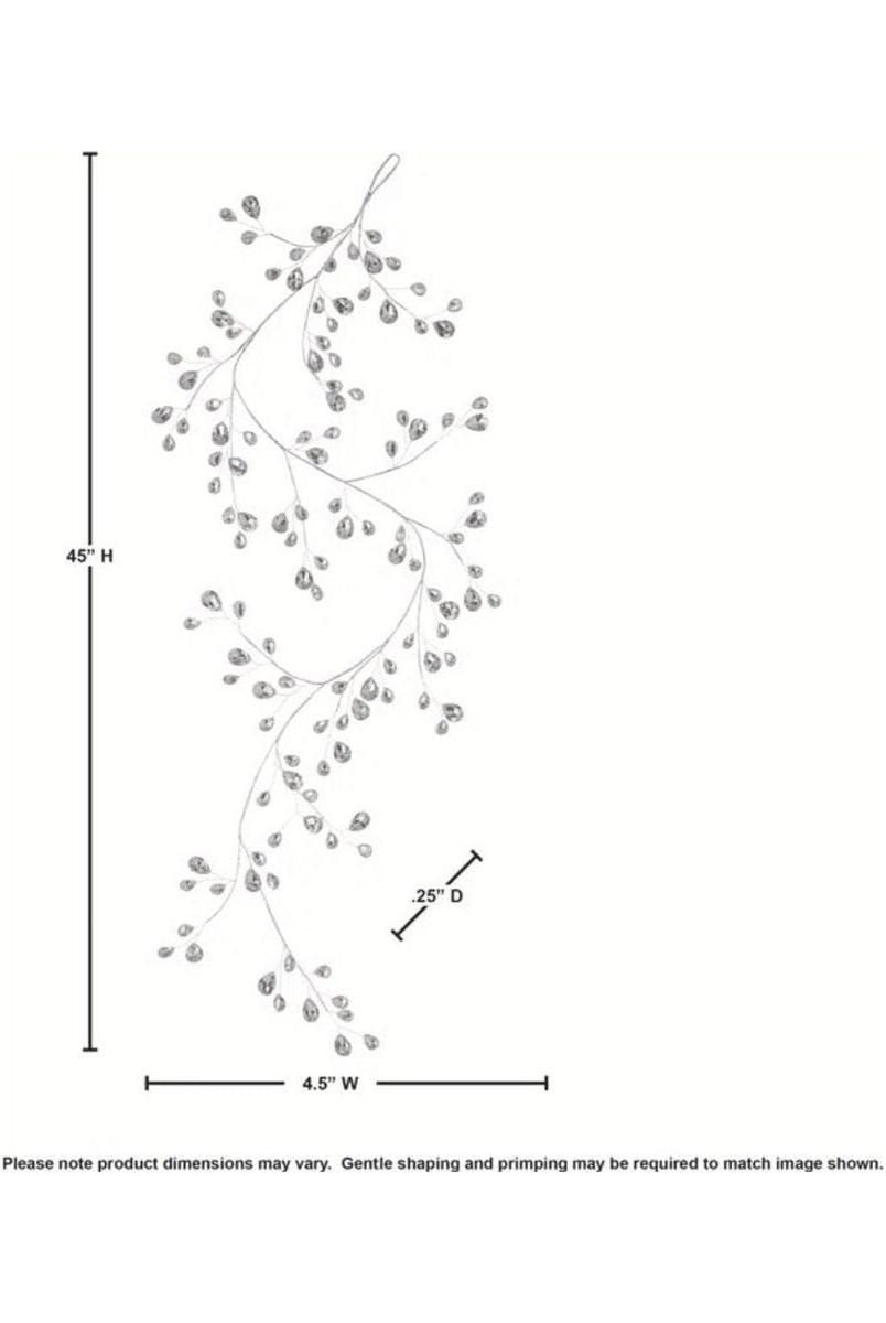 Shop For 48" Metal Jewel Garland: Silver