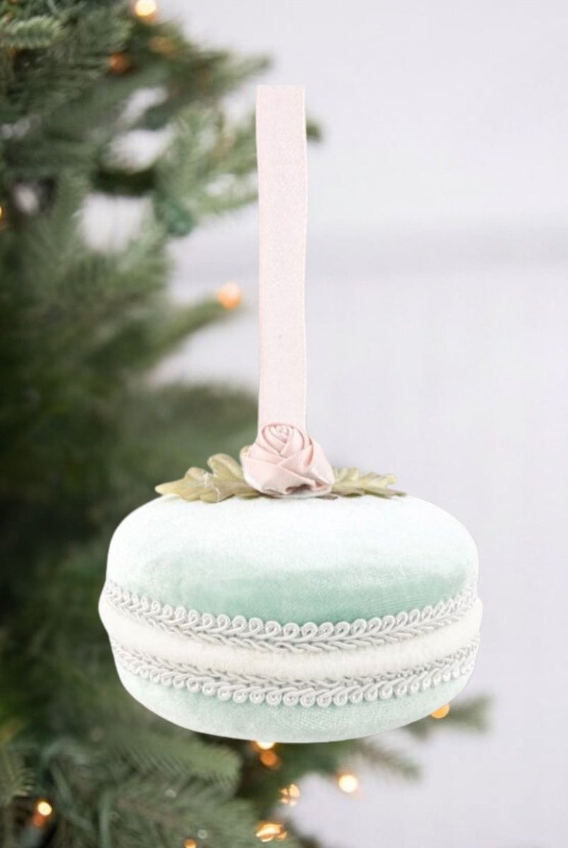 Shop For 4in Blue Macaron Ornament