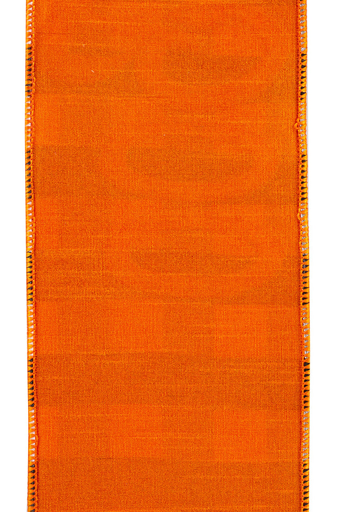 Shop For 4in Boo Embroidered Check Wired Ribbon (5 Yards)