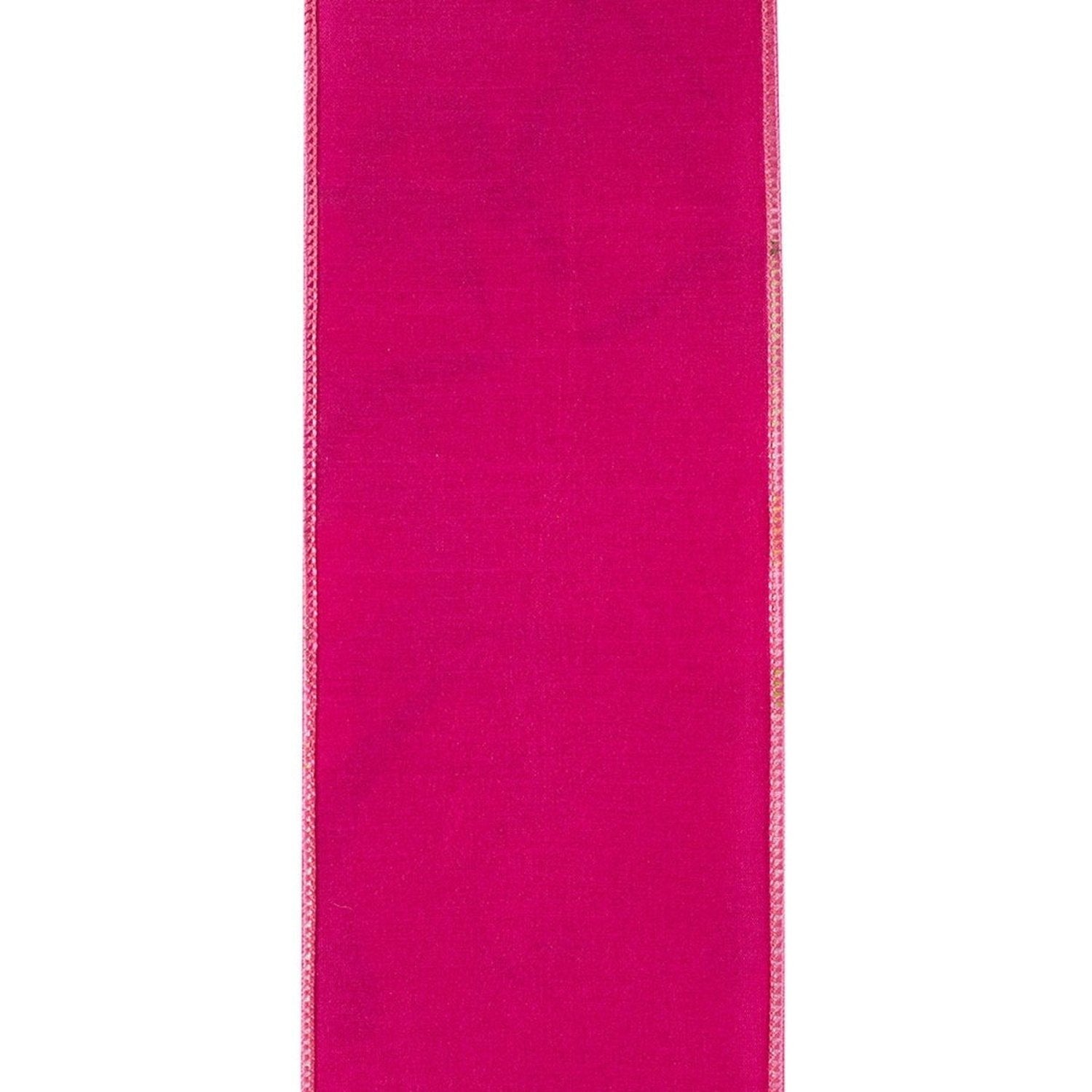 Shop For 4in Butterfly Dupioni Ribbon: Fuchsia (10 Yards)