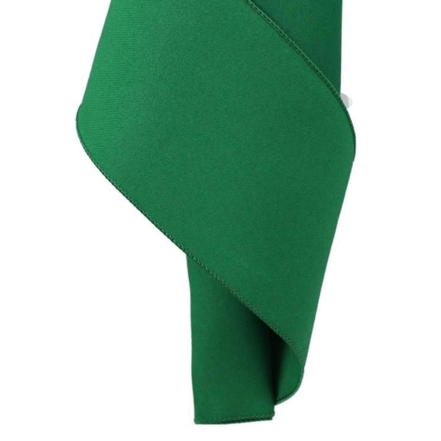 4in Diagonal Weave Ribbon: Emerald Green (10 Yards)