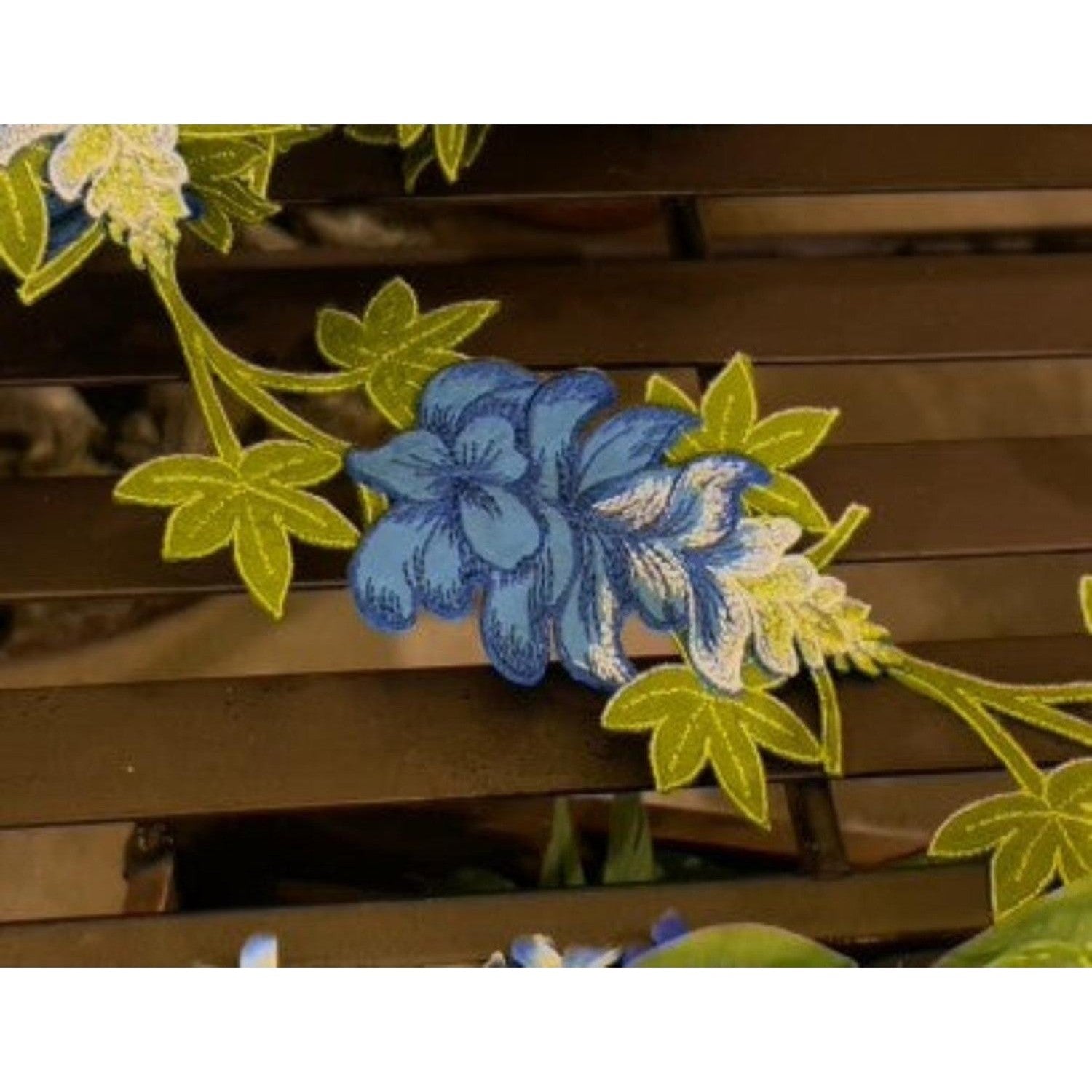 4in Felt Texas Bluebonnets Garland (5 Yards)