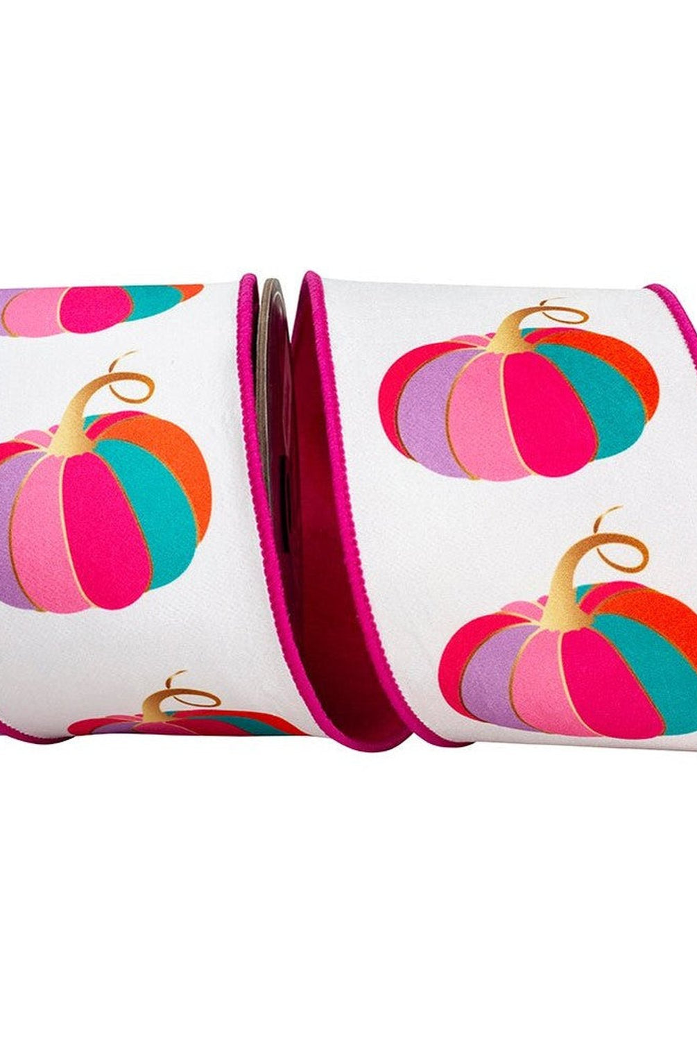 Shop For 4in Fuchsia Pumpkin Ribbon (10 Yards)