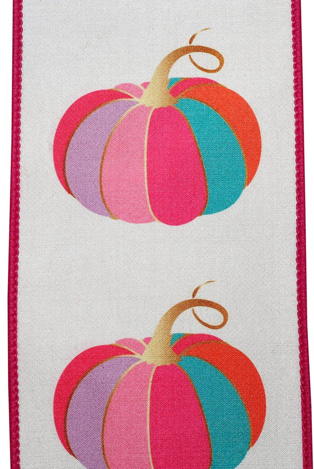 Shop For 4in Fuchsia Pumpkin Ribbon (10 Yards)
