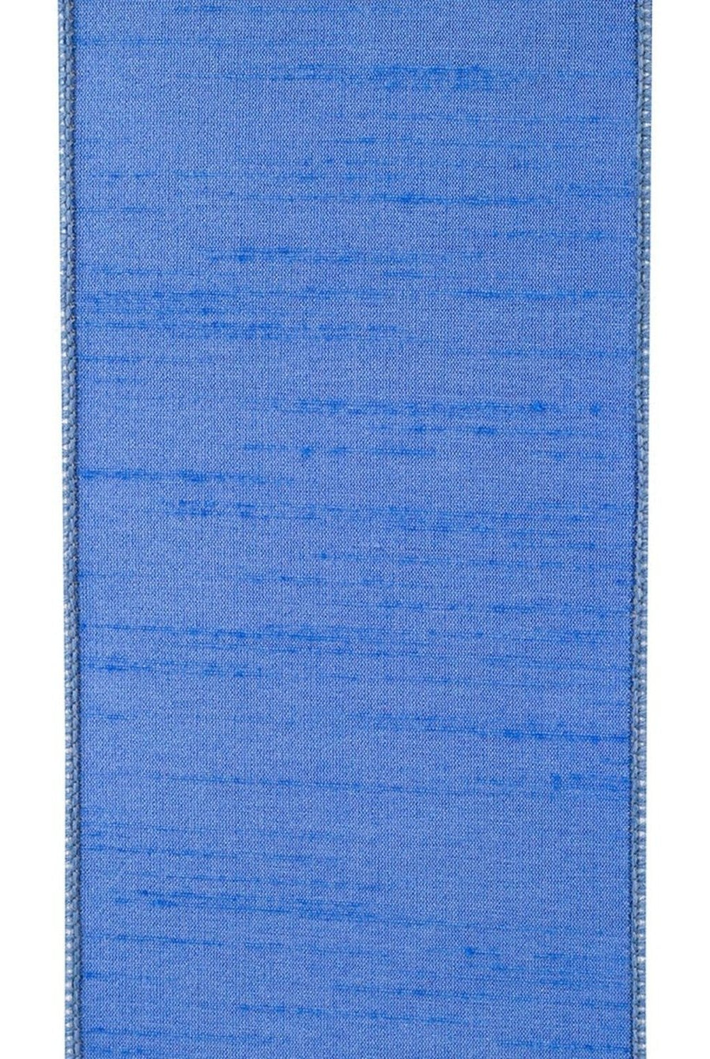 Shop For 4in Grand Diamond Dupioni Ribbon: Blue/White (10 Yards)