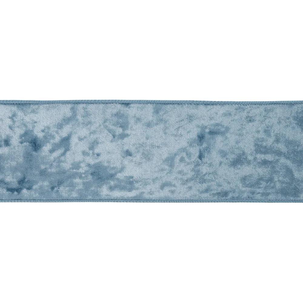 Shop For 4in Heritage Velvet Ribbon: French Blue (10 Yards)