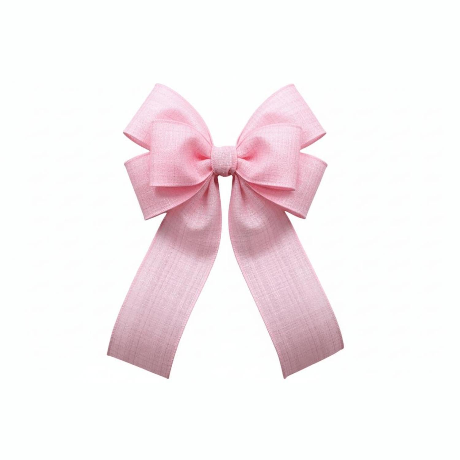Shop For 4in Linen Moorland Ribbon: Pink (10 Yards)