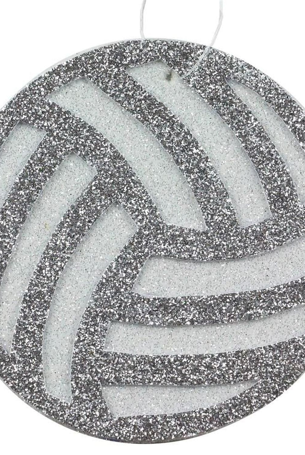 Shop For 4in Metallic Glitter Volleyball Ornament