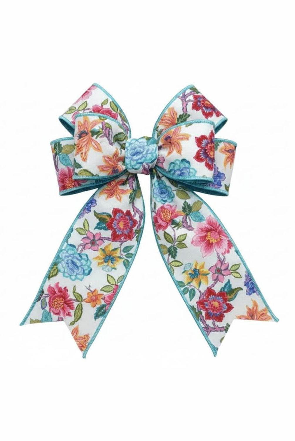 Shop For 4in Mix Colorful Floral Ribbon: Multi (10 Yards)