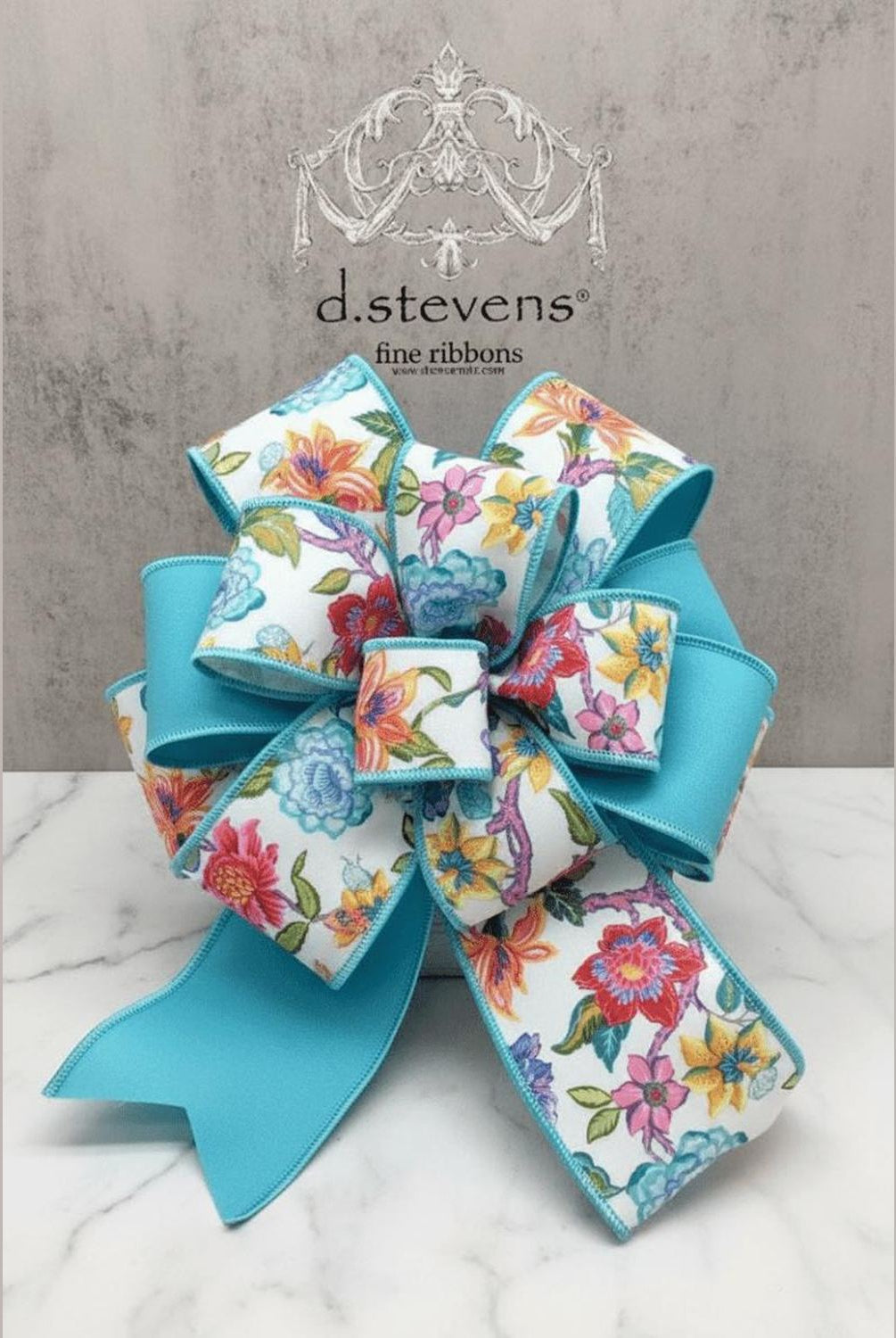 Shop For 4in Mix Colorful Floral Ribbon: Multi (10 Yards)