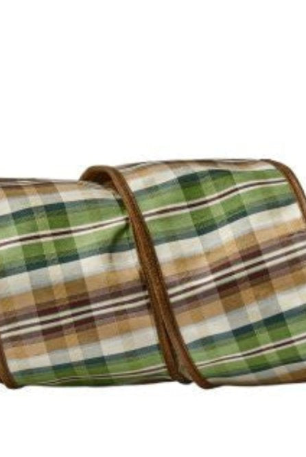 Shop For 4in Plaid Faux Leather Ribbon (5 Yards)