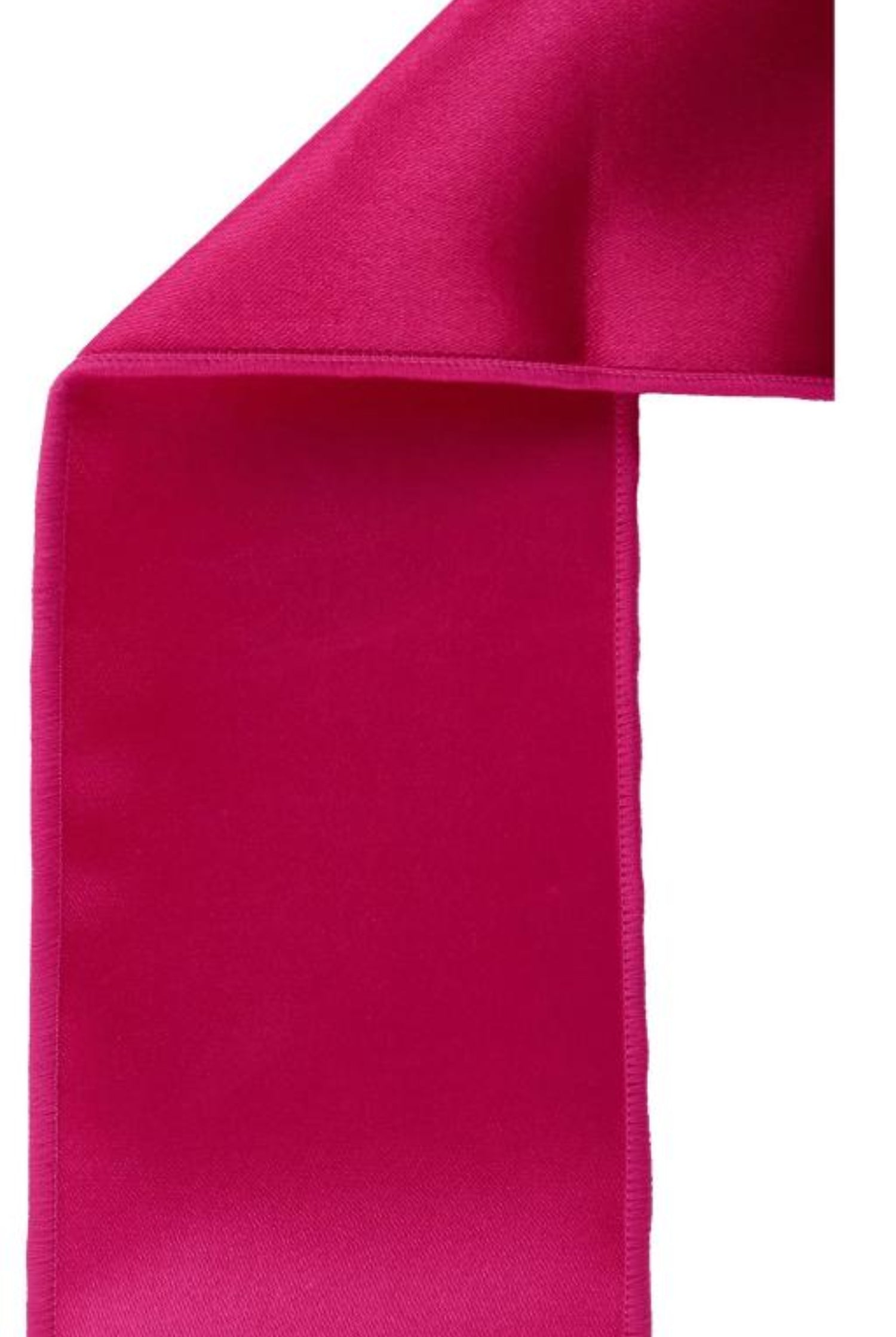 Shop For 4in Satin Fused Ribbon: Hot Pink (10 Yards)