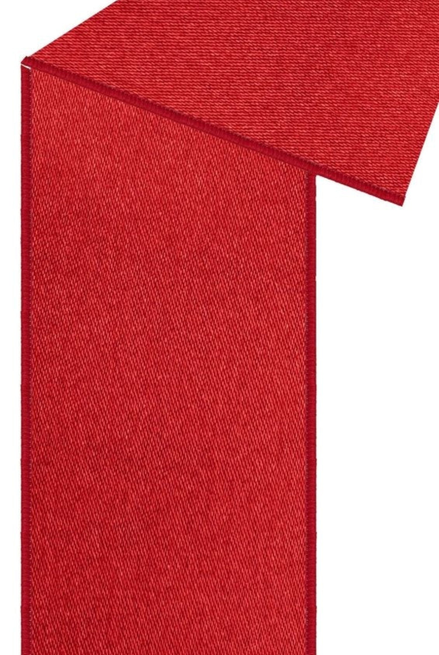 Shop For 4in Satin Fused Ribbon: Red (10 Yards)