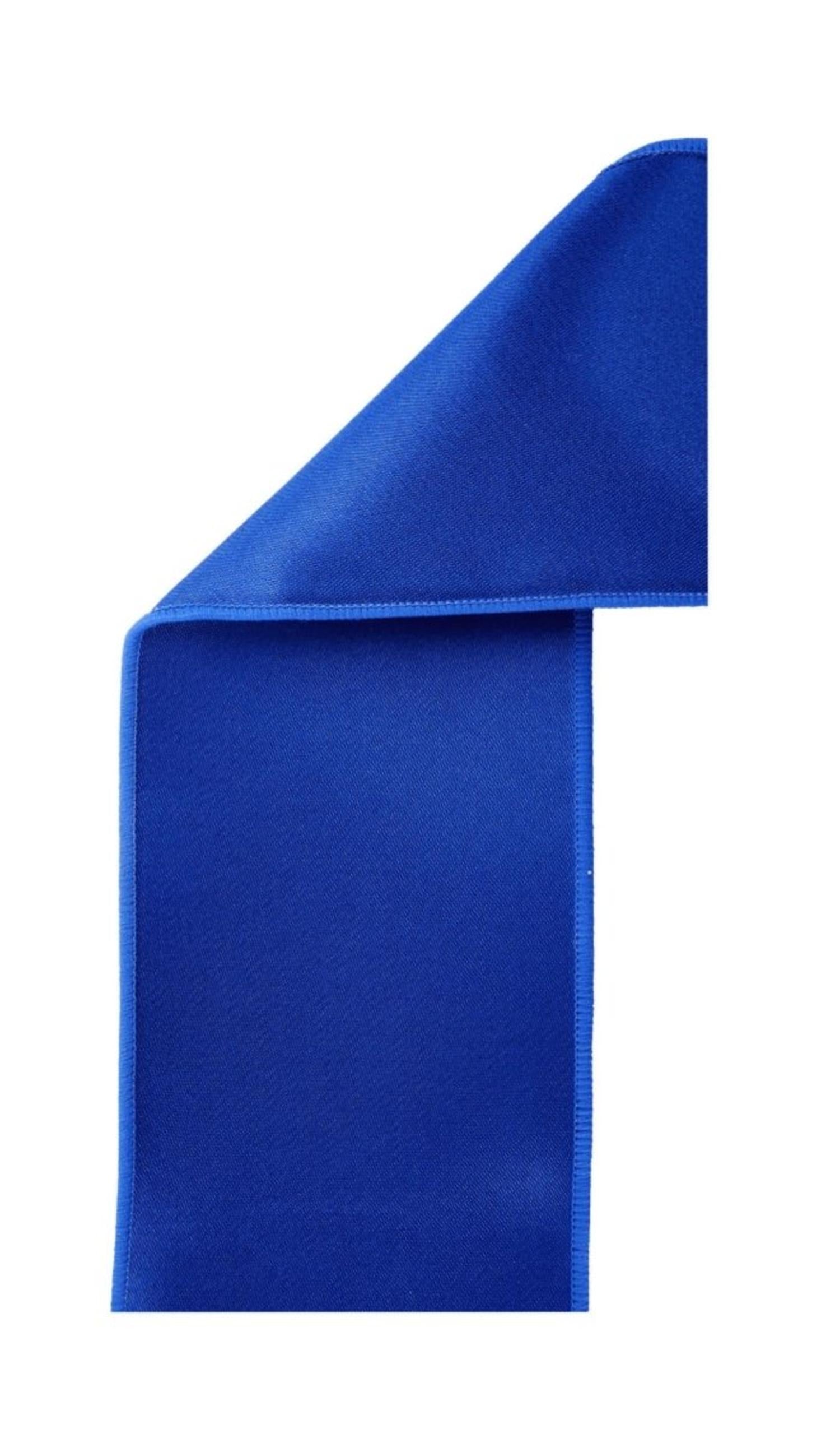 4in Satin Fused Ribbon: Royal Blue (10 Yards)