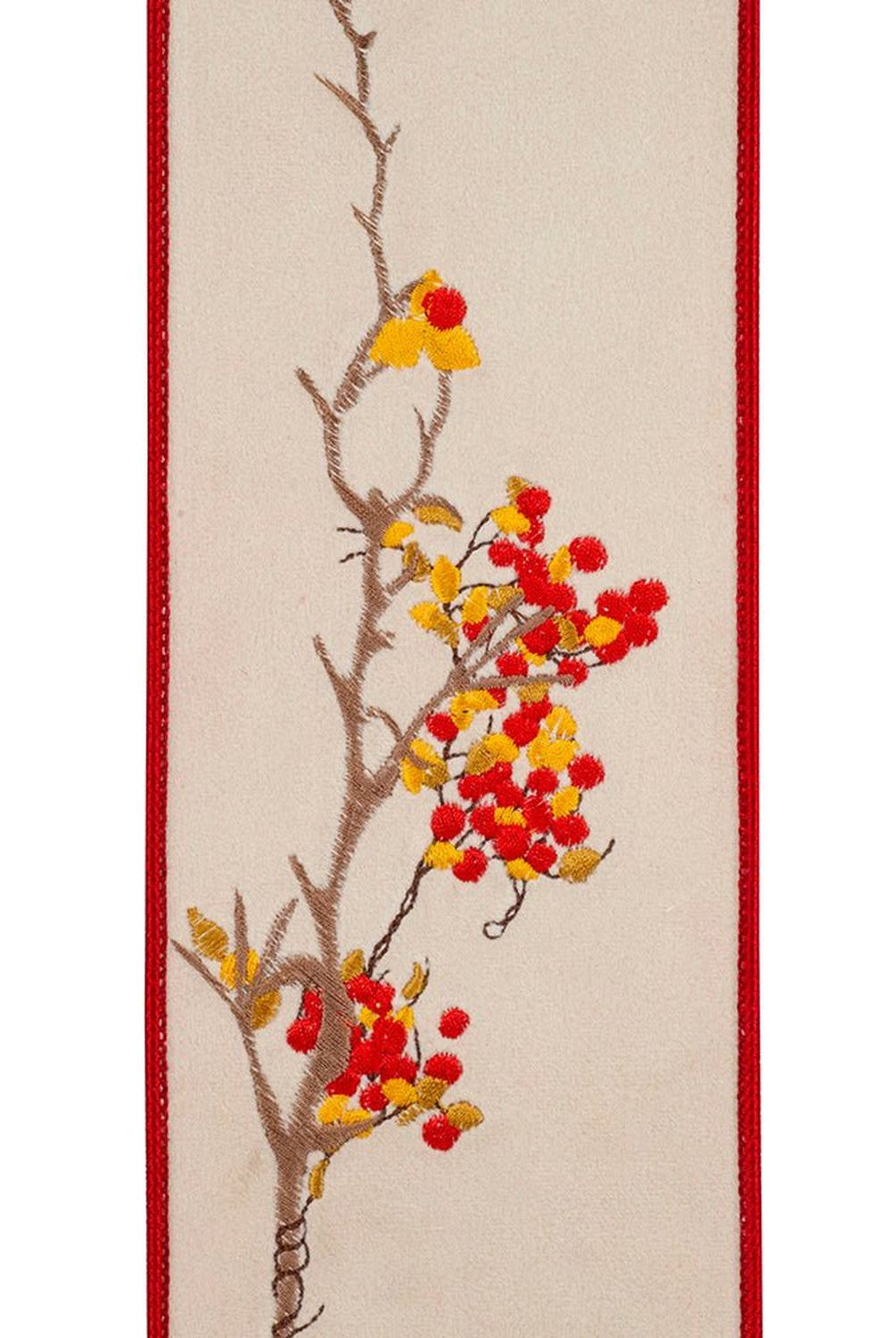 Shop For 4in Spring Embroidery Ribbon: Beige (5 Yards)