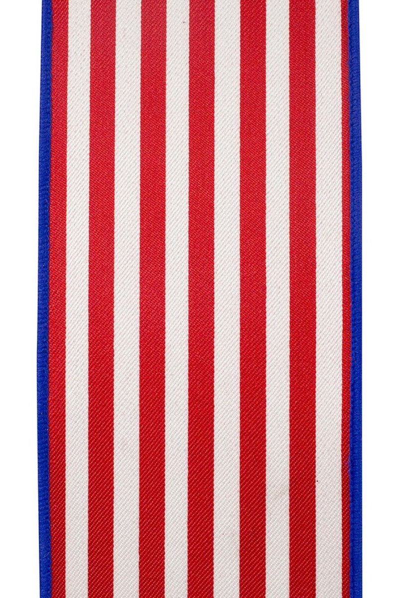 Shop For 4in Striped Twill Dupioni Ribbon: Patriotic (10 Yards)
