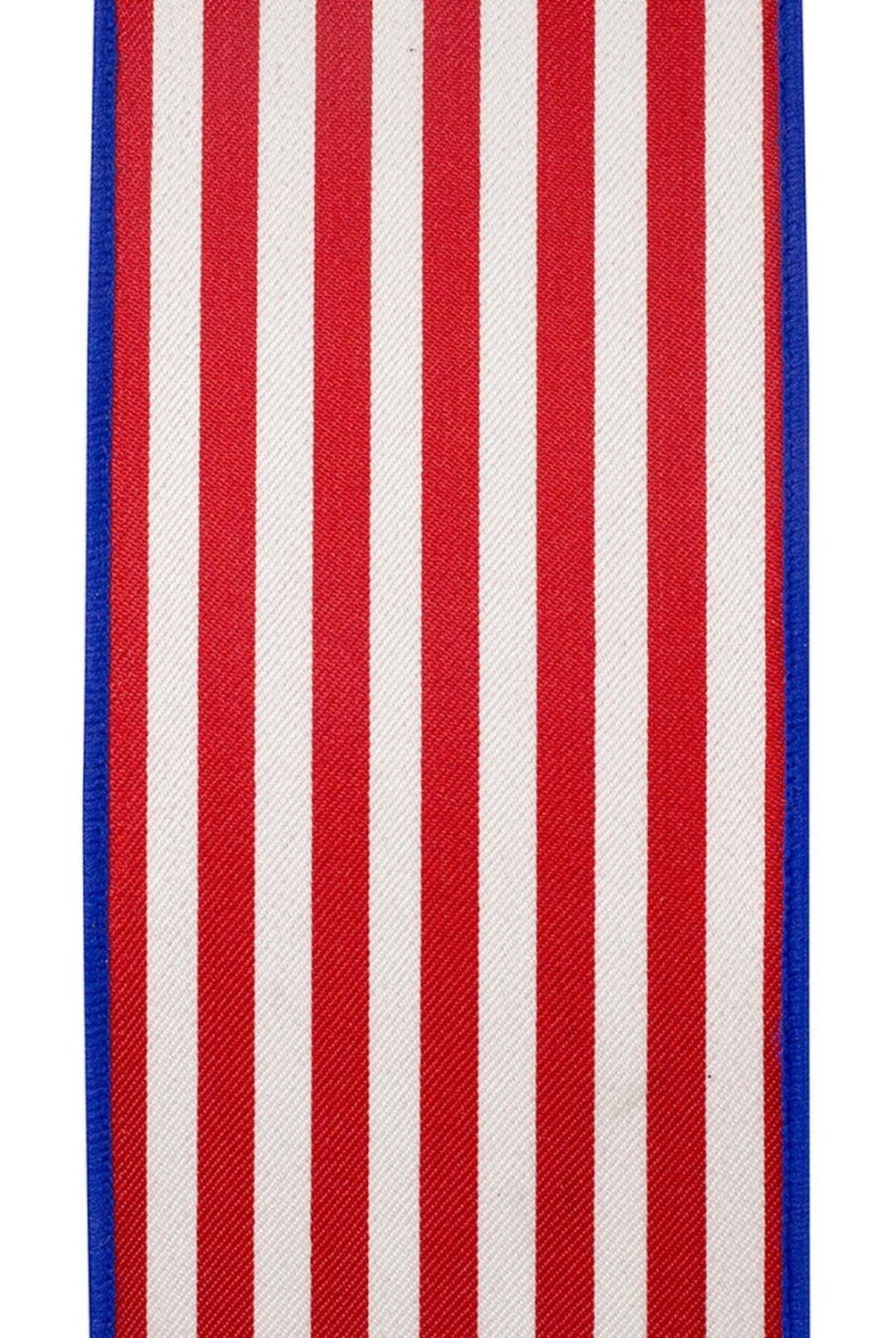 Shop For 4in Striped Twill Dupioni Ribbon: Patriotic (10 Yards)