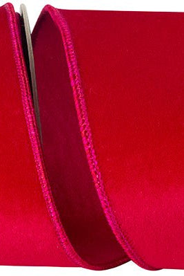 Shop For 4in Velvet Deluxe Ribbon: Fuchsia (10 Yards)