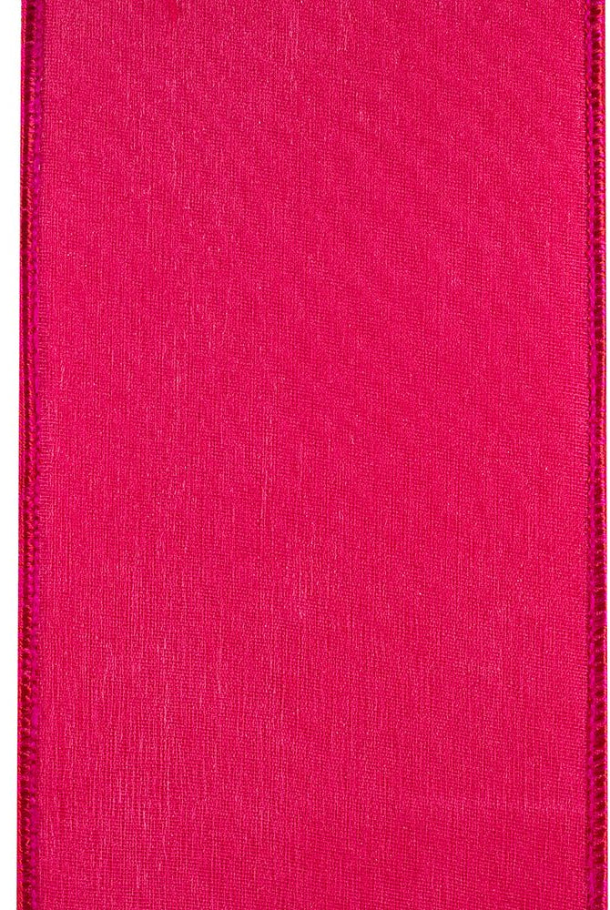 Shop For 4in Velvet Deluxe Ribbon: Fuchsia (10 Yards)