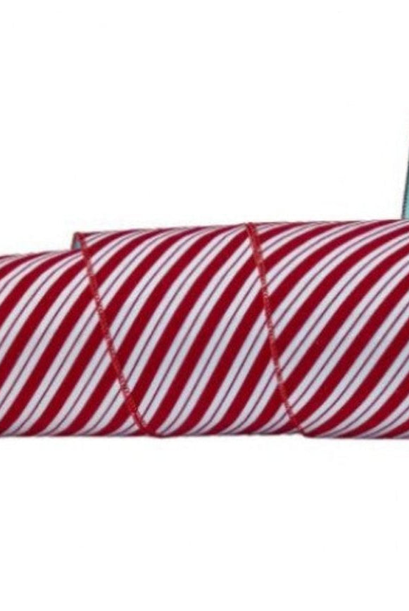 Shop For 4in Velvet Peppermint Ice Blue Backing Ribbon (5 Yards)