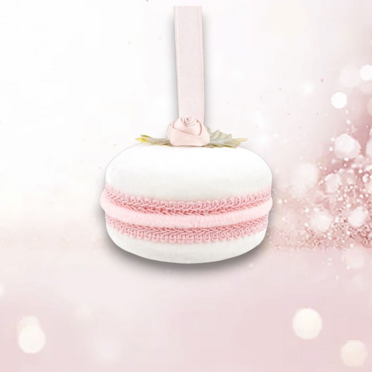 Shop For 4in White Macaron Ornament
