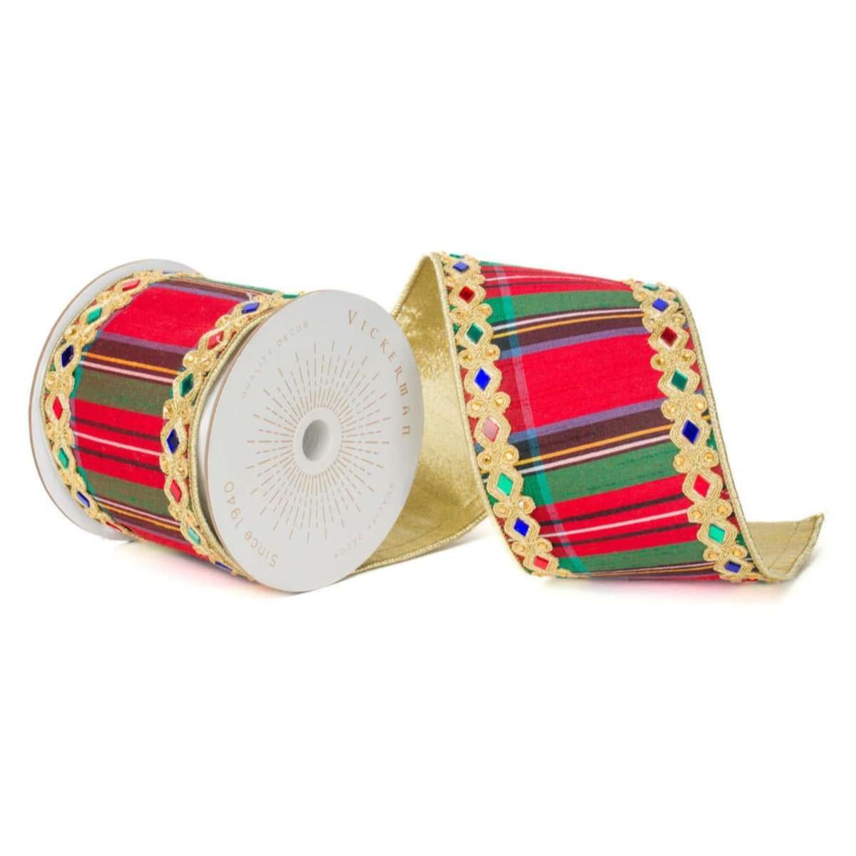 Shop For 4inch Multicolor Traditional Plaid Ribbon (10 Yards)
