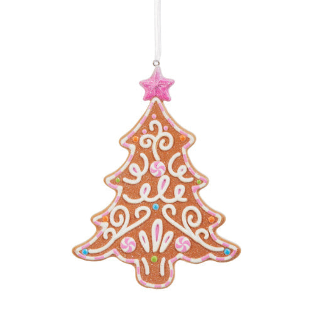 Shop For 5" Bright Gingerbread Tree Ornament