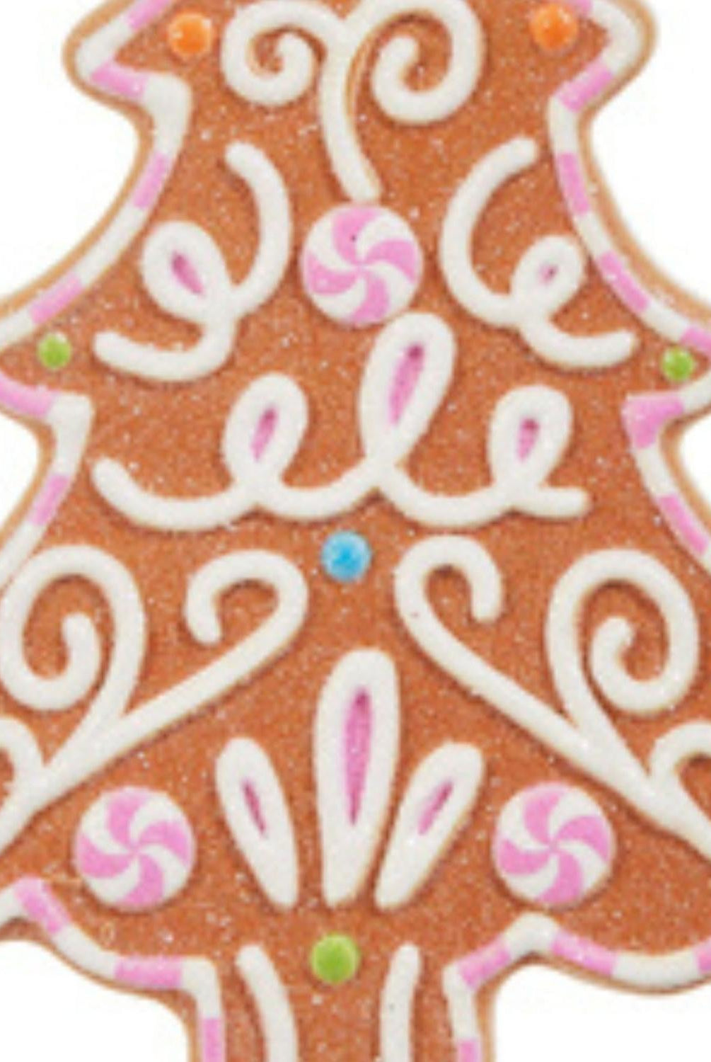 5" Bright Gingerbread Tree Ornament