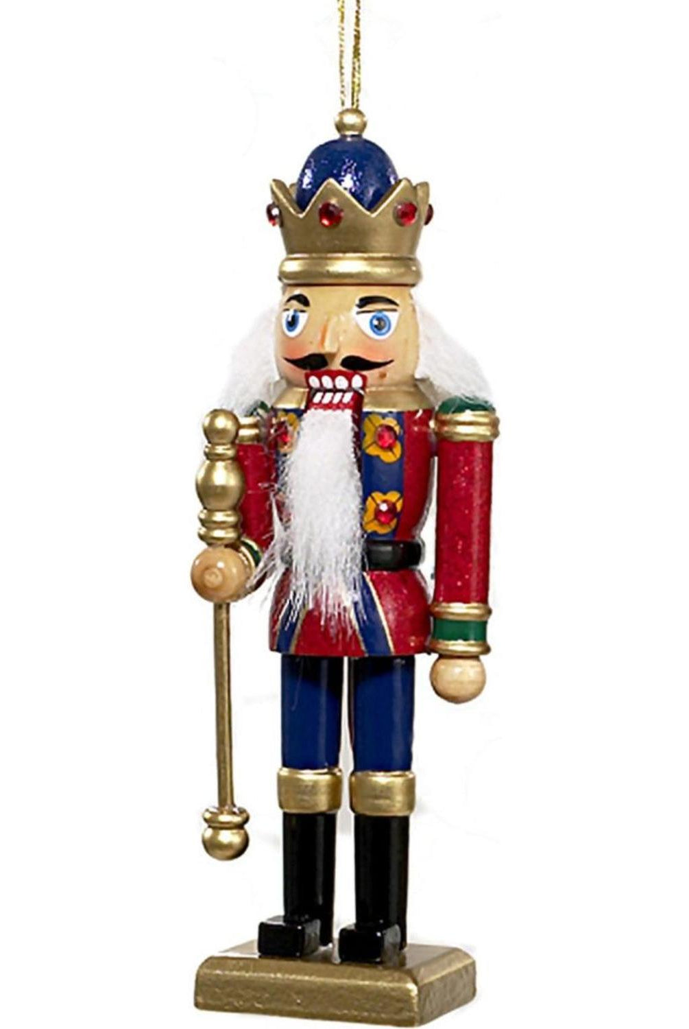 5" Classic Wooden Nutcracker Ornament